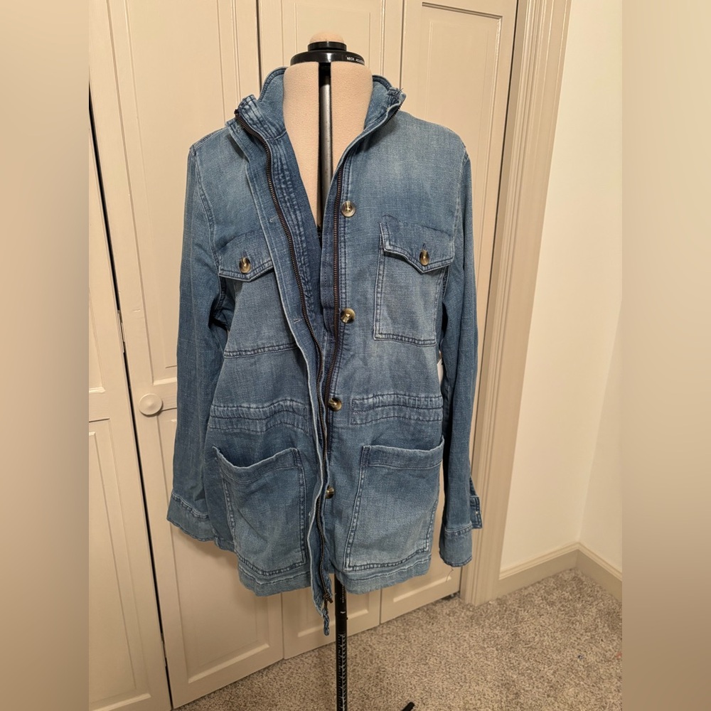 Classic Blue Denim utility Jacket